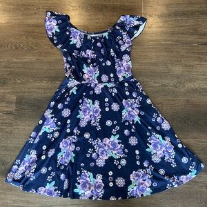 Justice Blue and Purple Sundress with Pockets